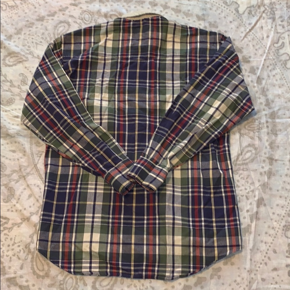 Wrangler Twenty X Plaid Button Down Shirt Sz M - Picture 5 of 5